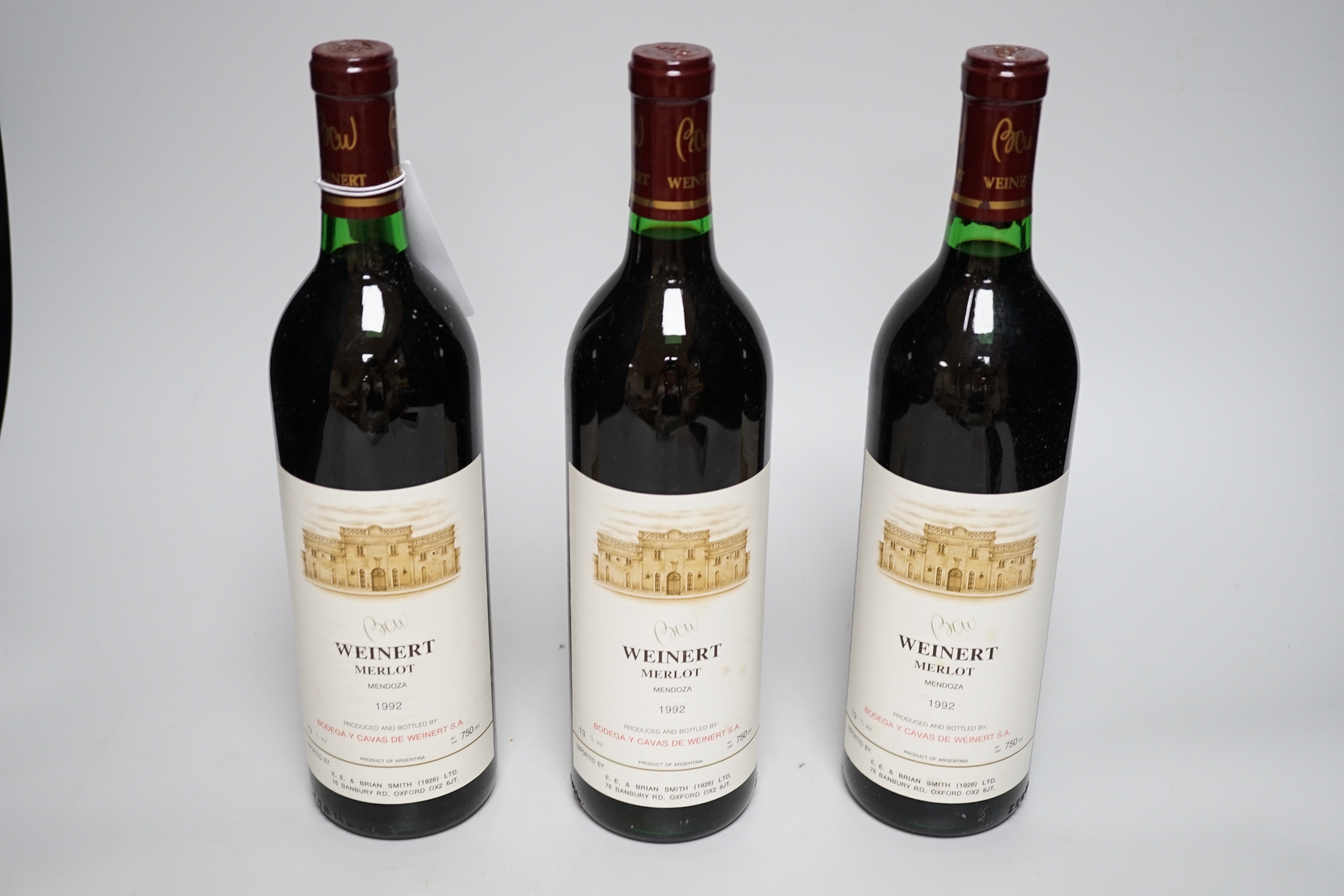 Wine: A set of twelve bottles of Weinart Merlot